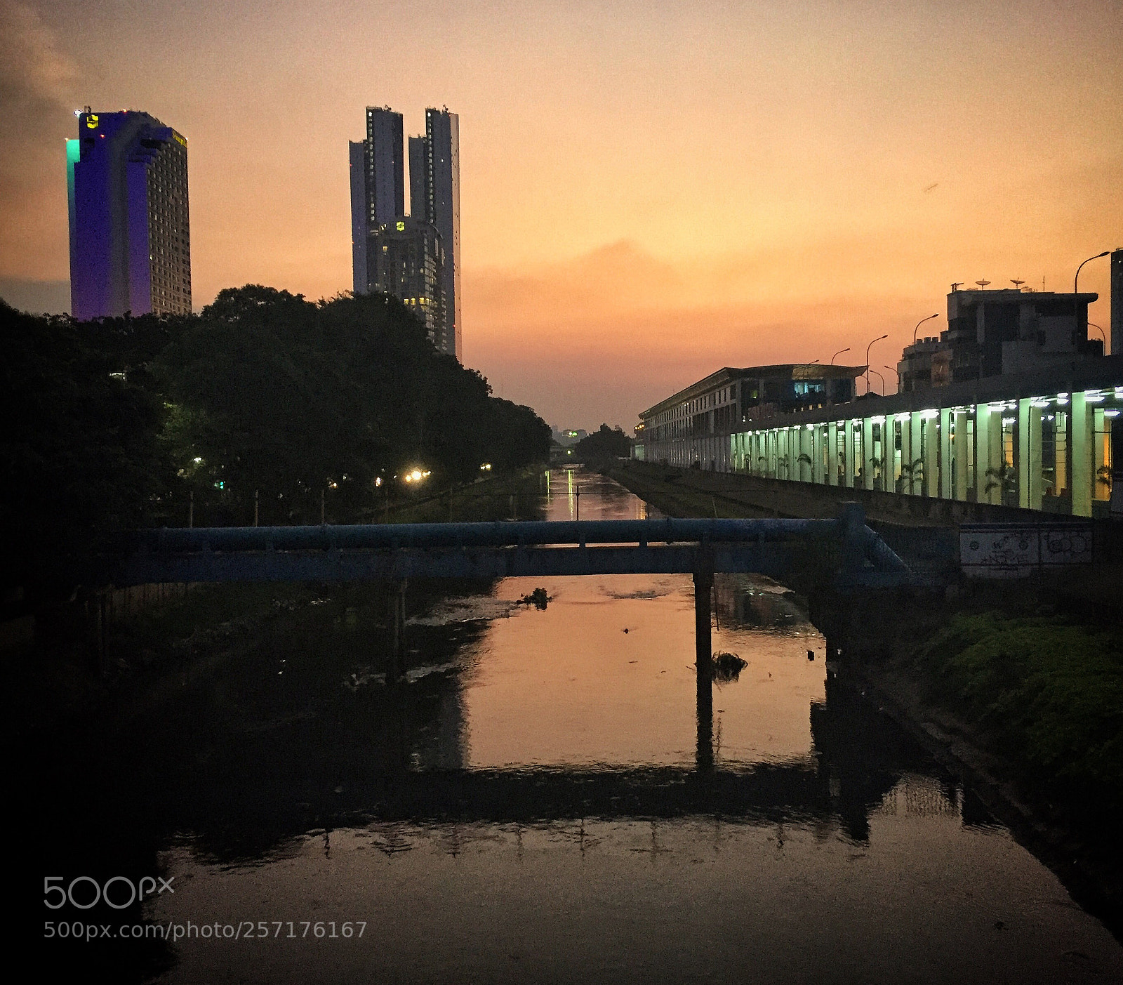 Apple iPhone 6 sample photo. Jakarta sunset today photography