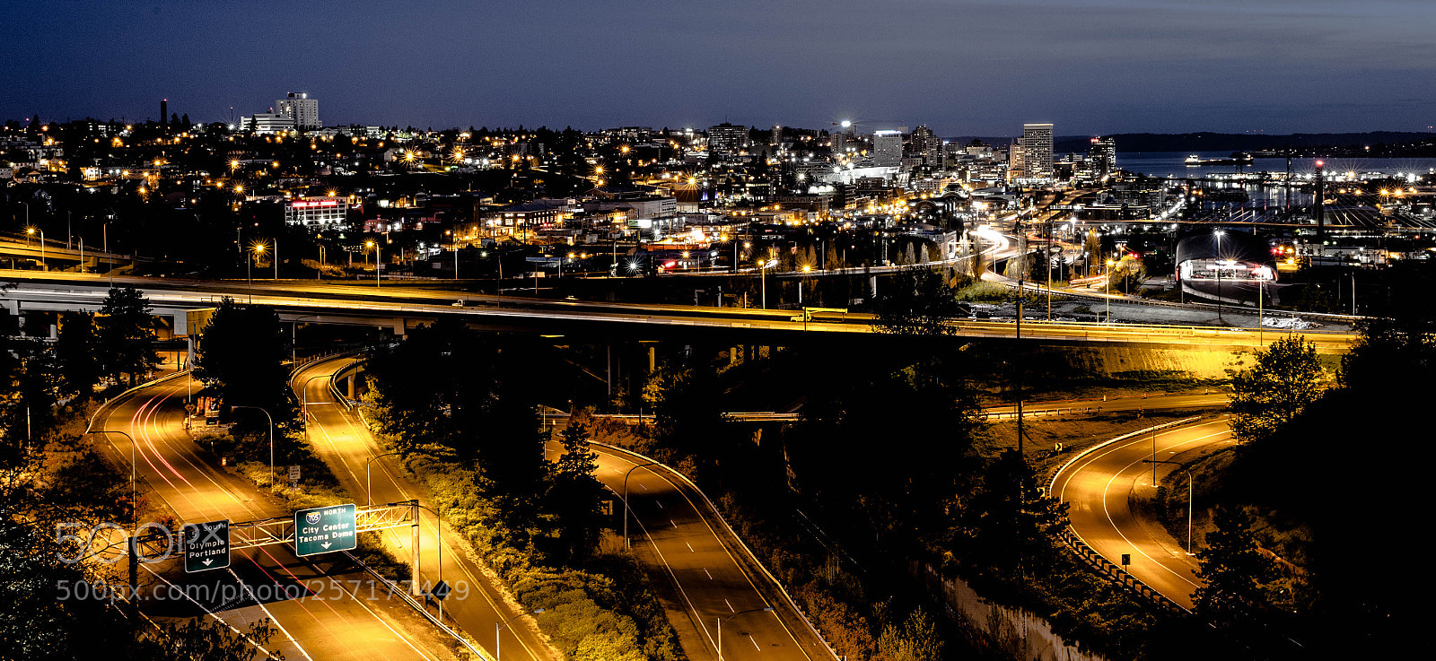 Canon EOS 6D sample photo. Tacoma nights photography