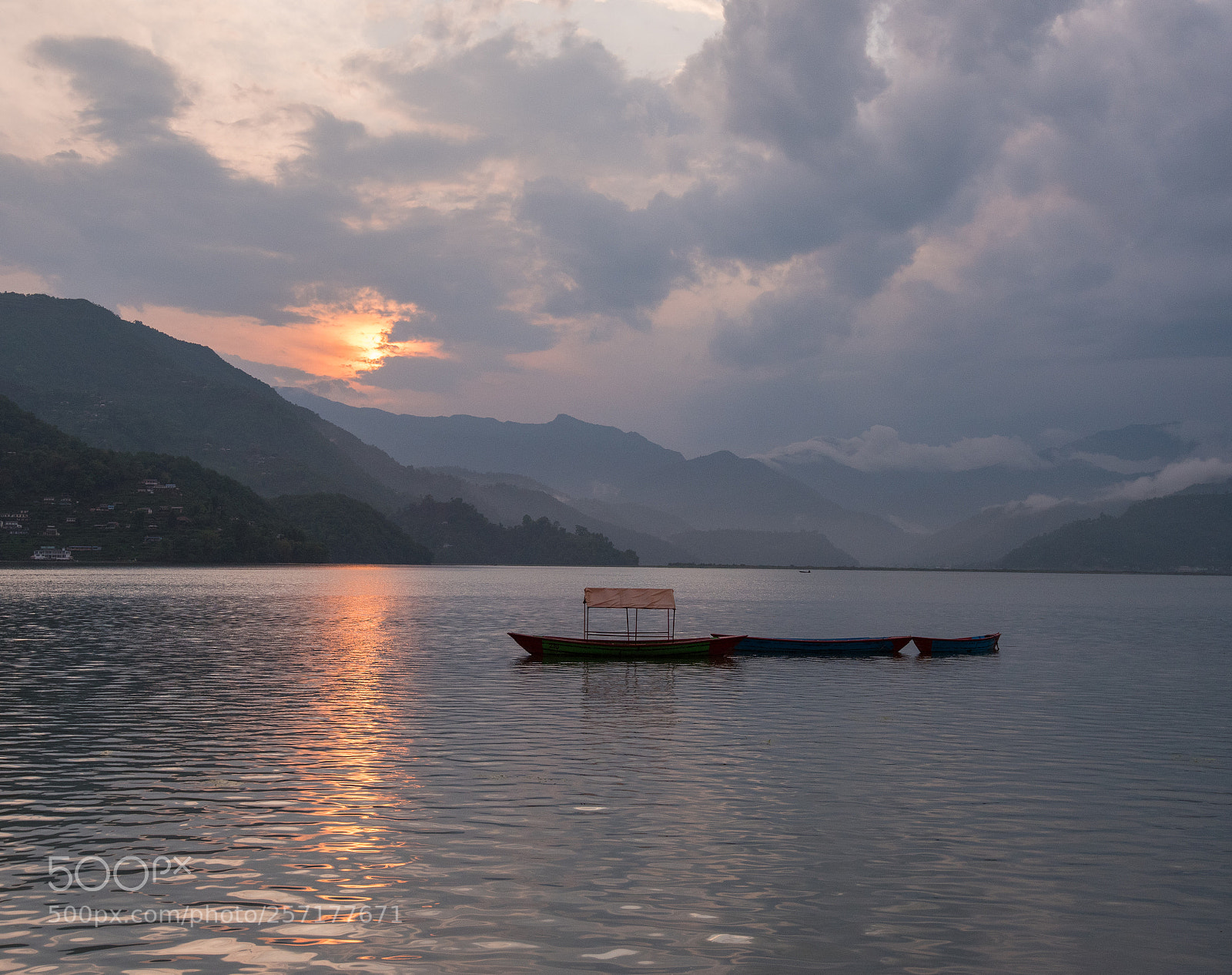Nikon D810 sample photo. Lakeside sunset himalayas photography