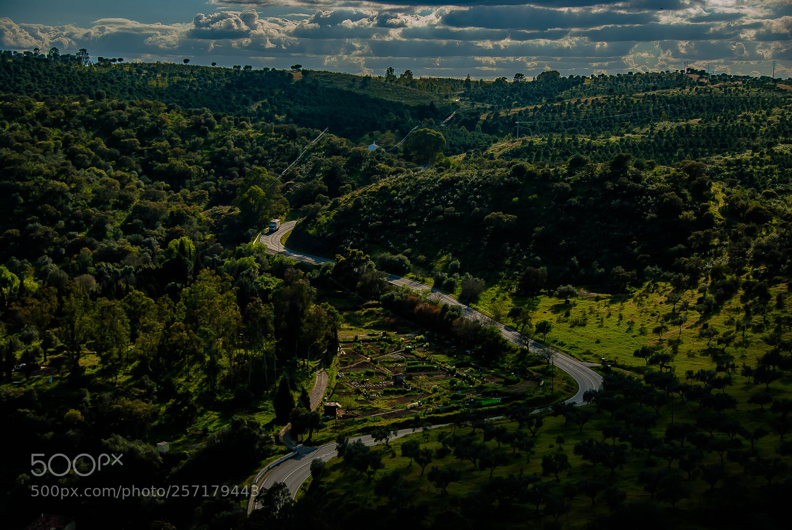 Nikon D60 sample photo. Winding road of southern photography