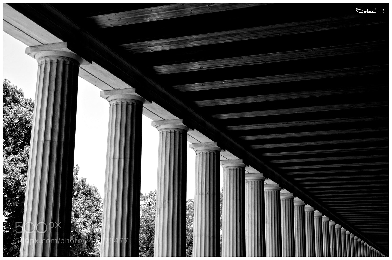 Nikon D3200 sample photo. Athens museum photography