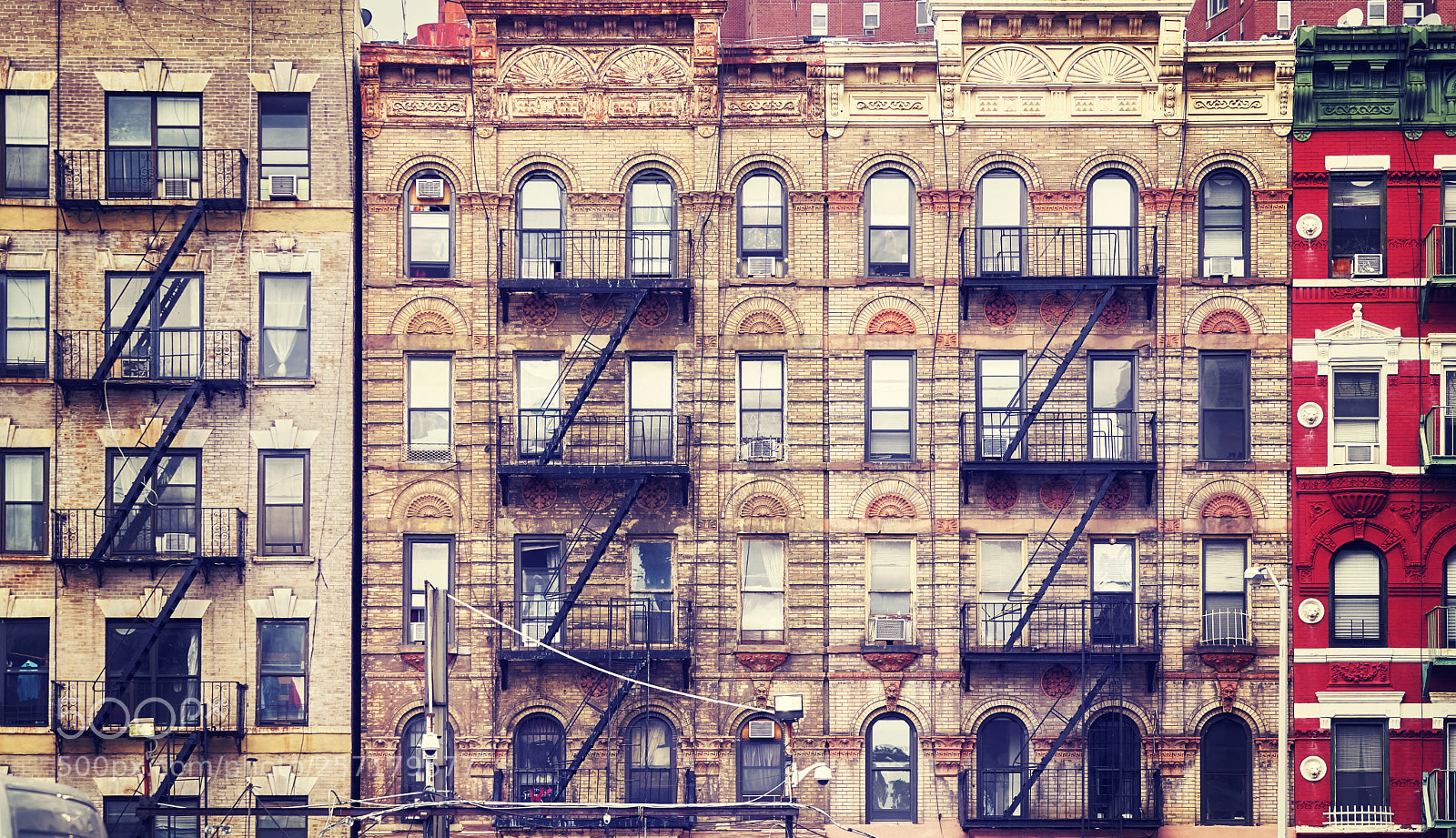 Canon EOS 5D Mark II sample photo. Fire escapes photography