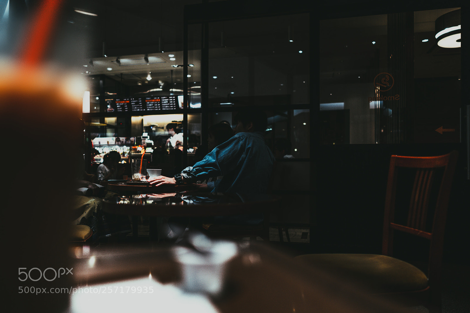 Sony a7R III sample photo. Glazed smoking room photography