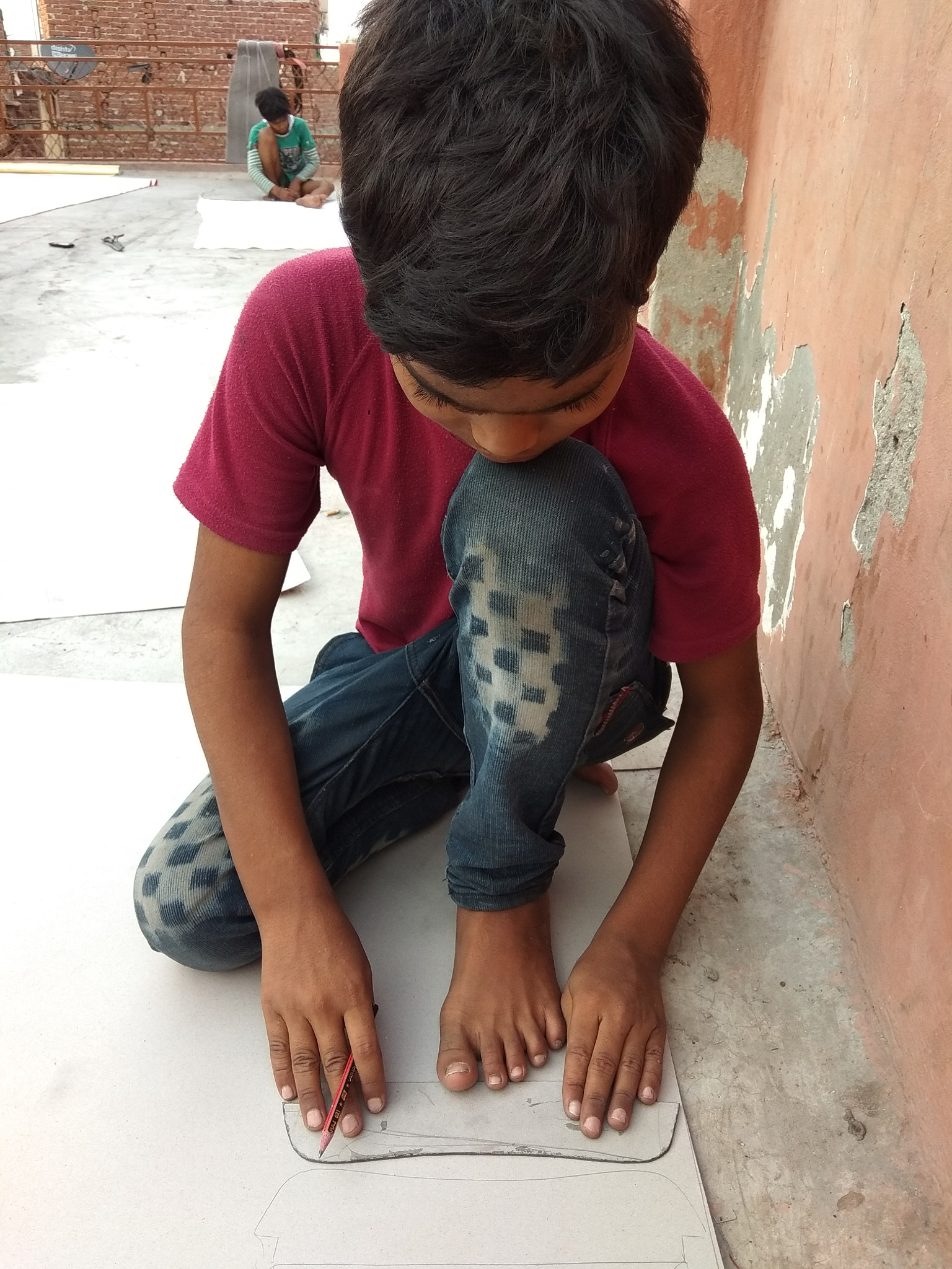 Xiaomi Redmi Note 5A sample photo. Children job ledis pars india photography