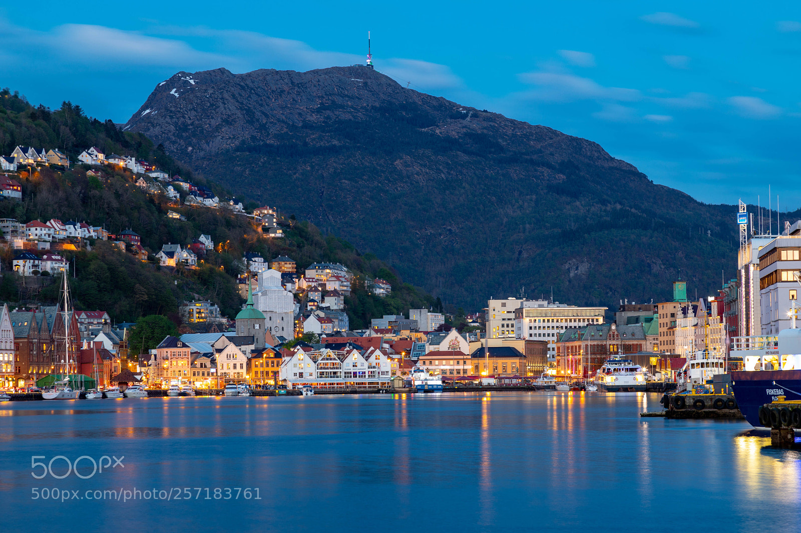Canon EOS 6D Mark II sample photo. Bergen skyline  photography