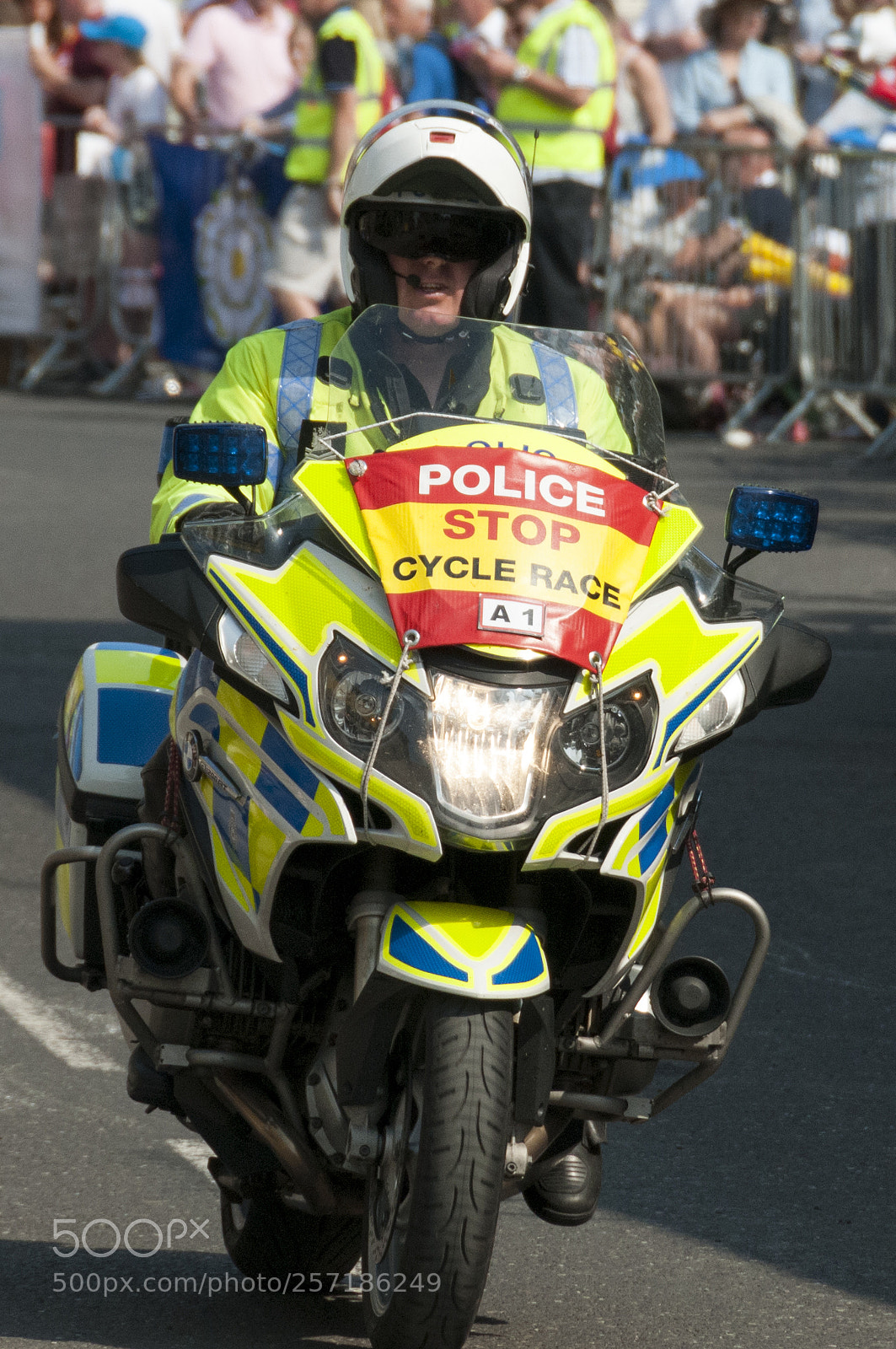 Nikon D300 sample photo. Police bike photography
