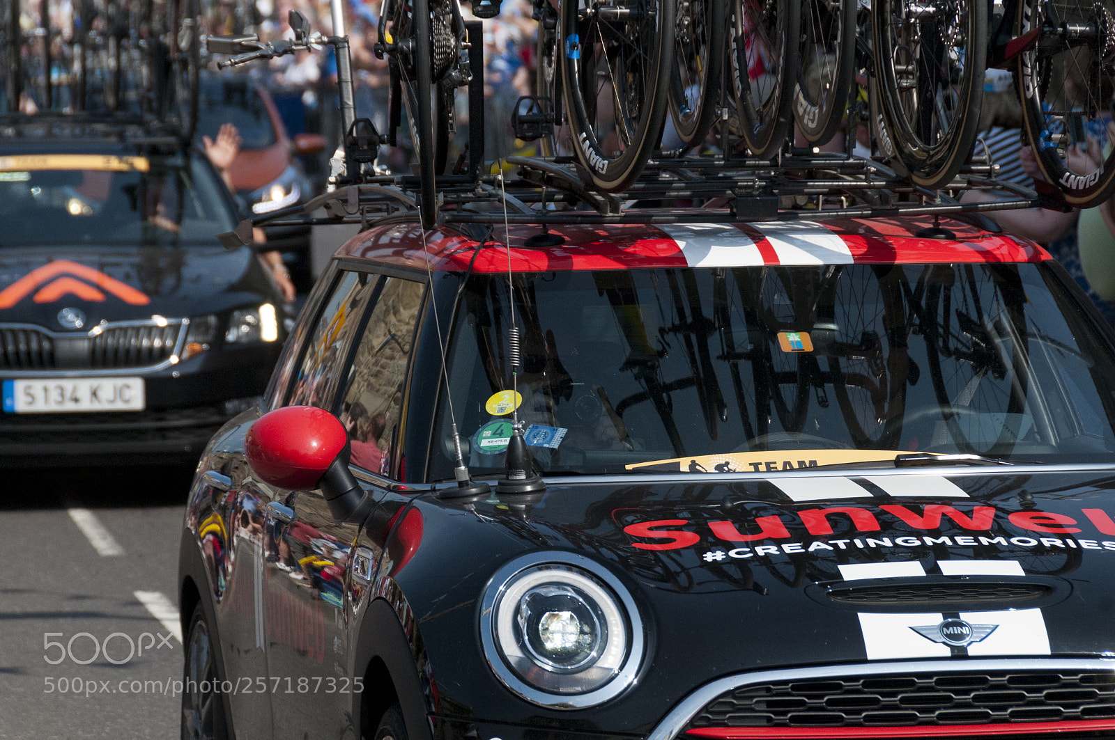 Nikon D300 sample photo. Sunweb team car photography