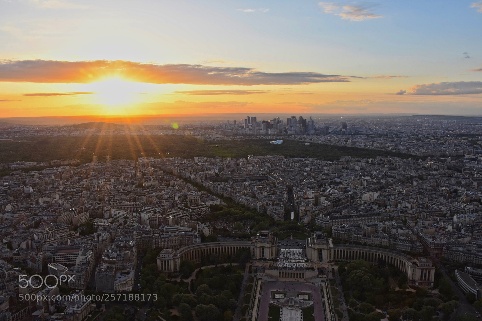 Nikon D7200 sample photo. Sunset over paris photography