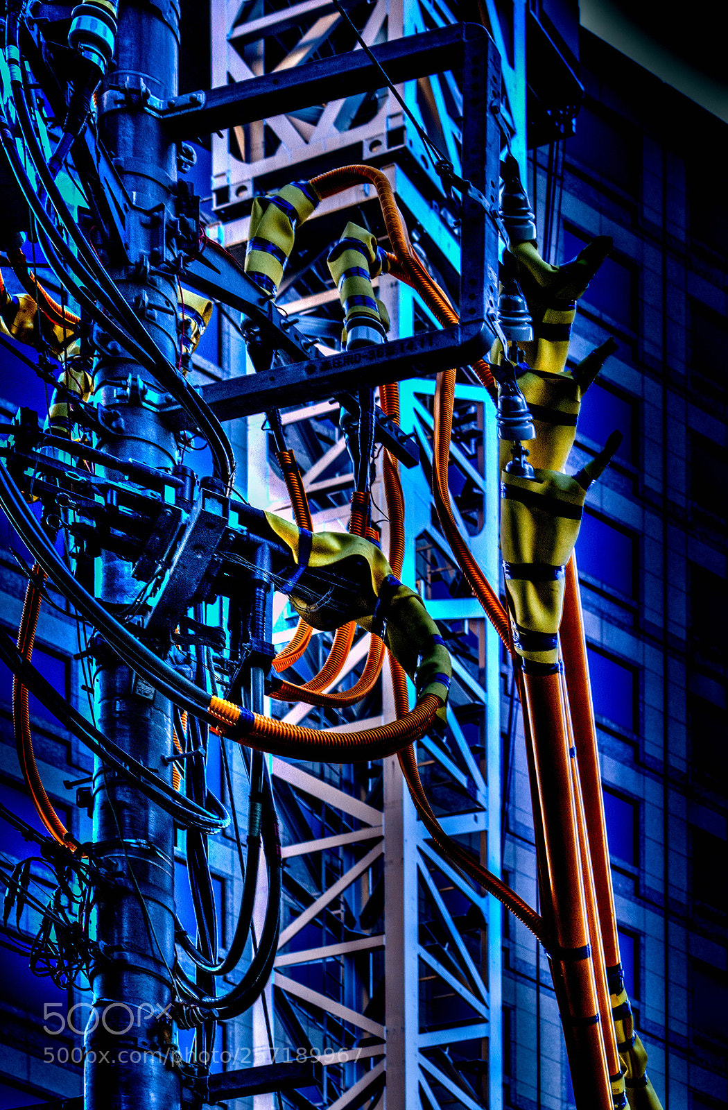 Sony a6000 sample photo. Entanglement blue and orange photography