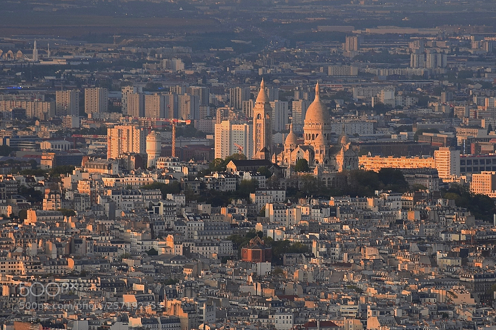 Nikon D7200 sample photo. Sacre coeur at sunset photography
