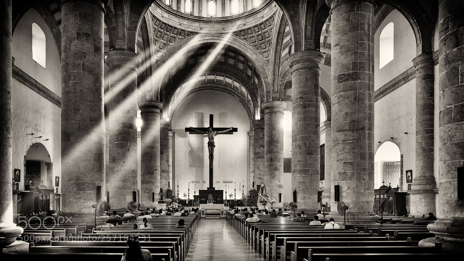 Ricoh GR sample photo. Iglesias de merida photography