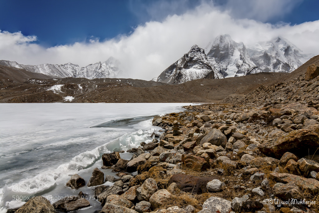 Canon EOS 5D sample photo. Gurudongmar lake #2 photography