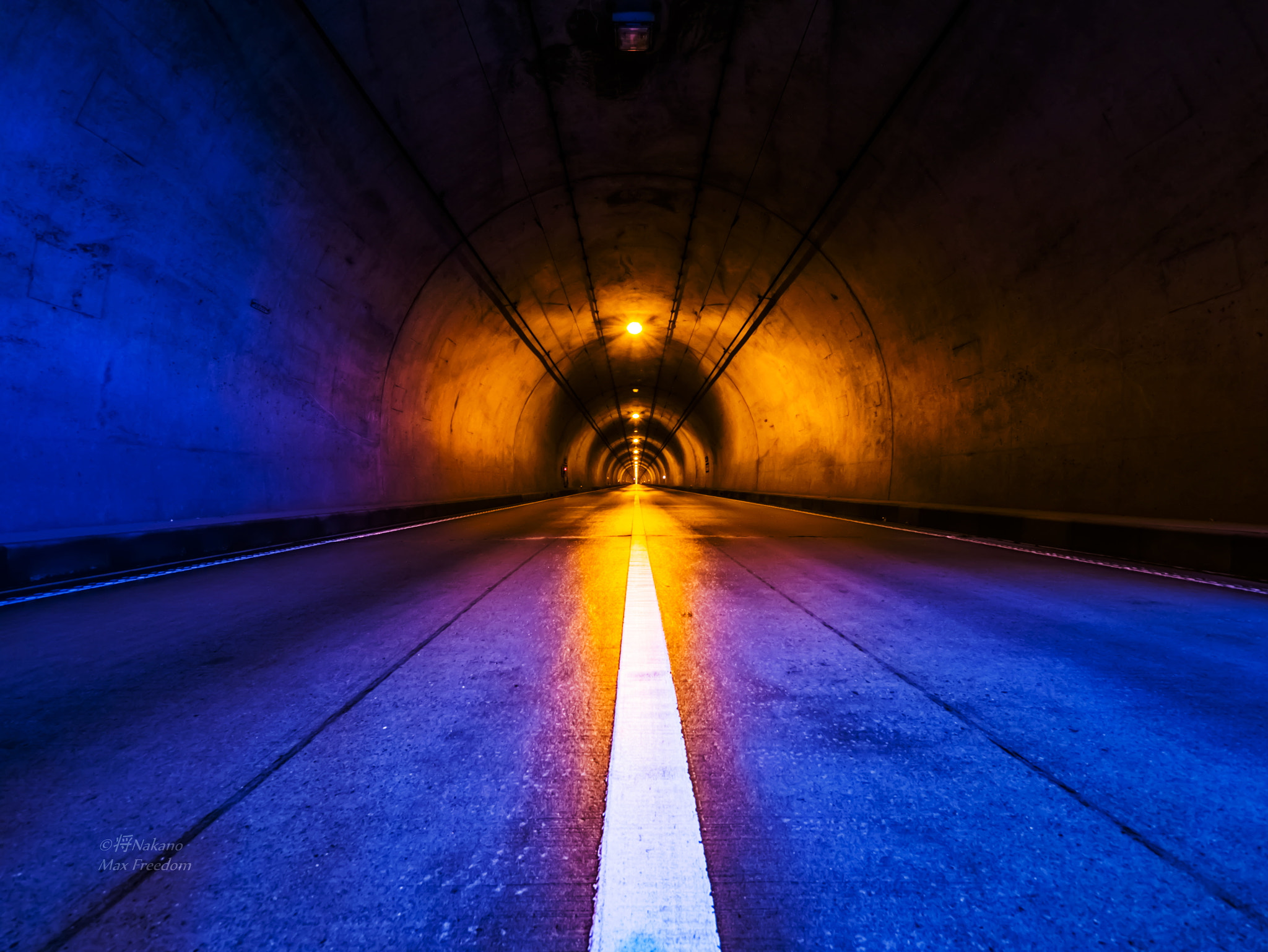 Panasonic Lumix DC-GX850 (Lumix DC-GX800 / Lumix DC-GF9) sample photo. Santou tunnel photography