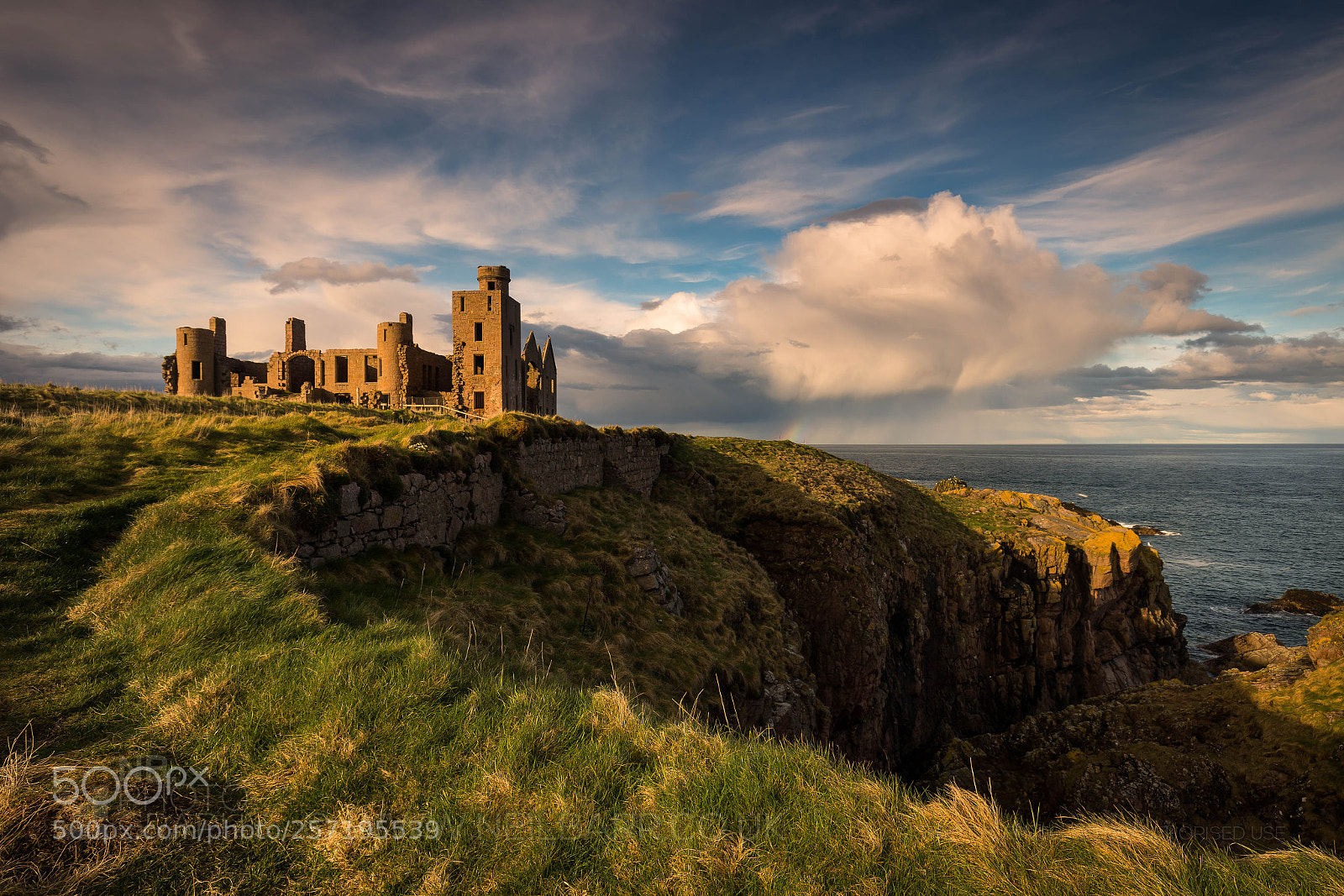 Canon EOS 6D sample photo. New slains castle photography