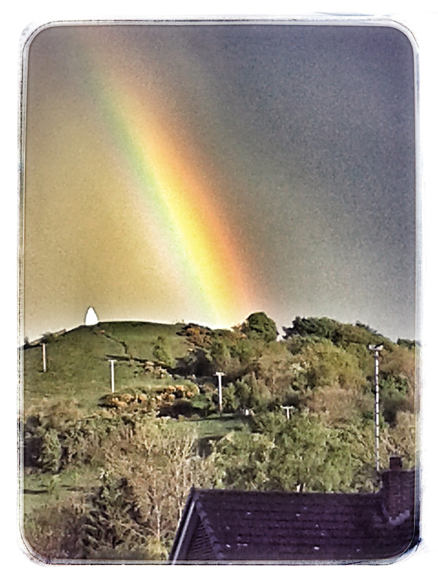 Samsung Galaxy S3 Mini sample photo. Rainbw over white nancy photography