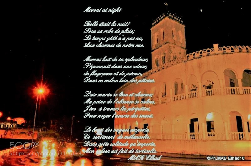 Nikon D7000 sample photo. Moroni at night photography