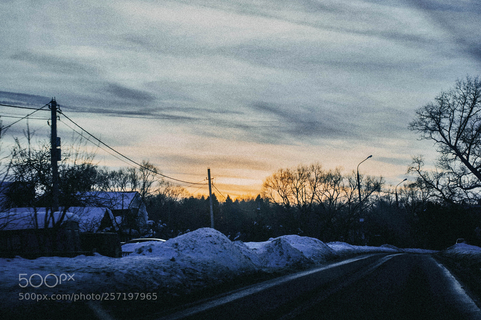Nikon D3100 sample photo. Winter road #2 photography