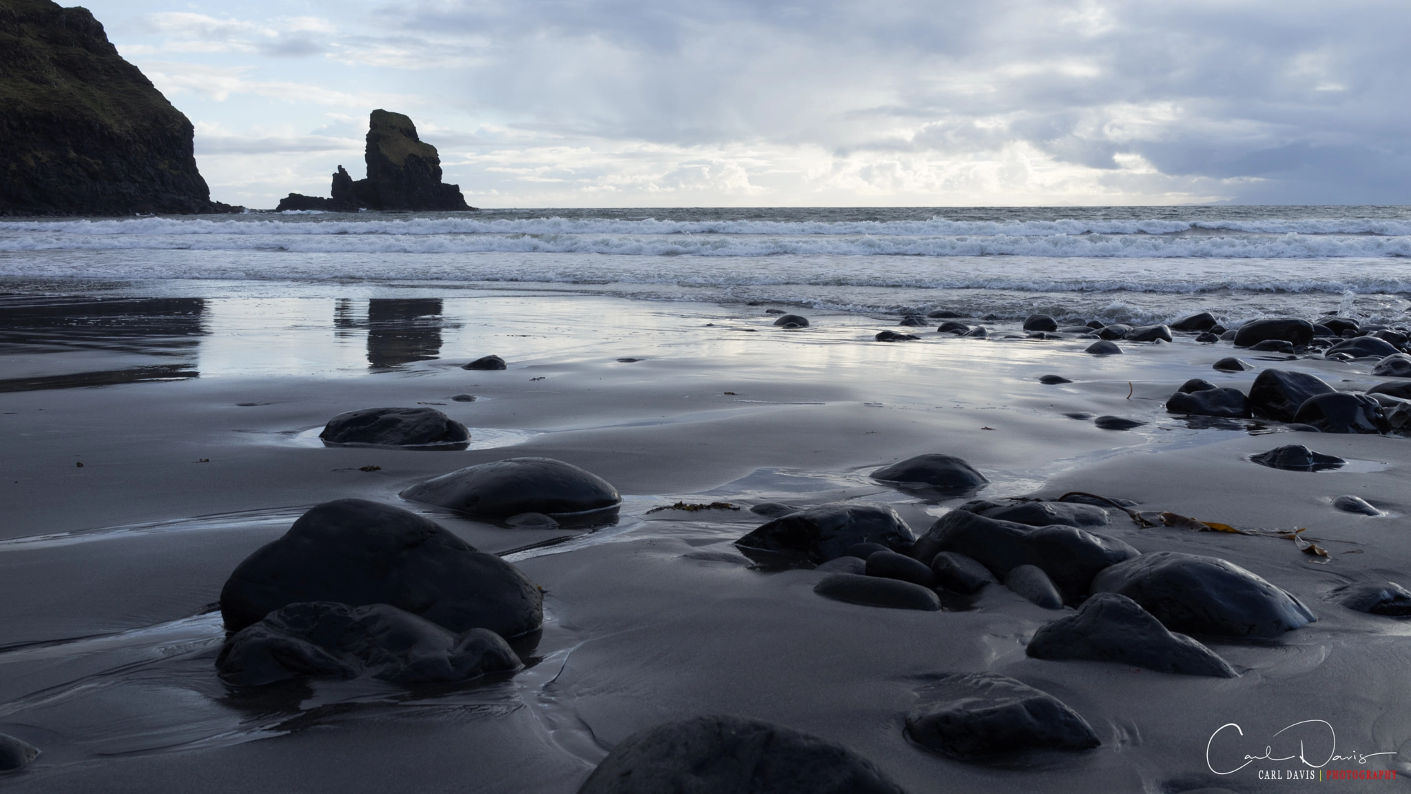 Sony Cyber-shot DSC-RX1R sample photo. Talisker beach at sunset photography