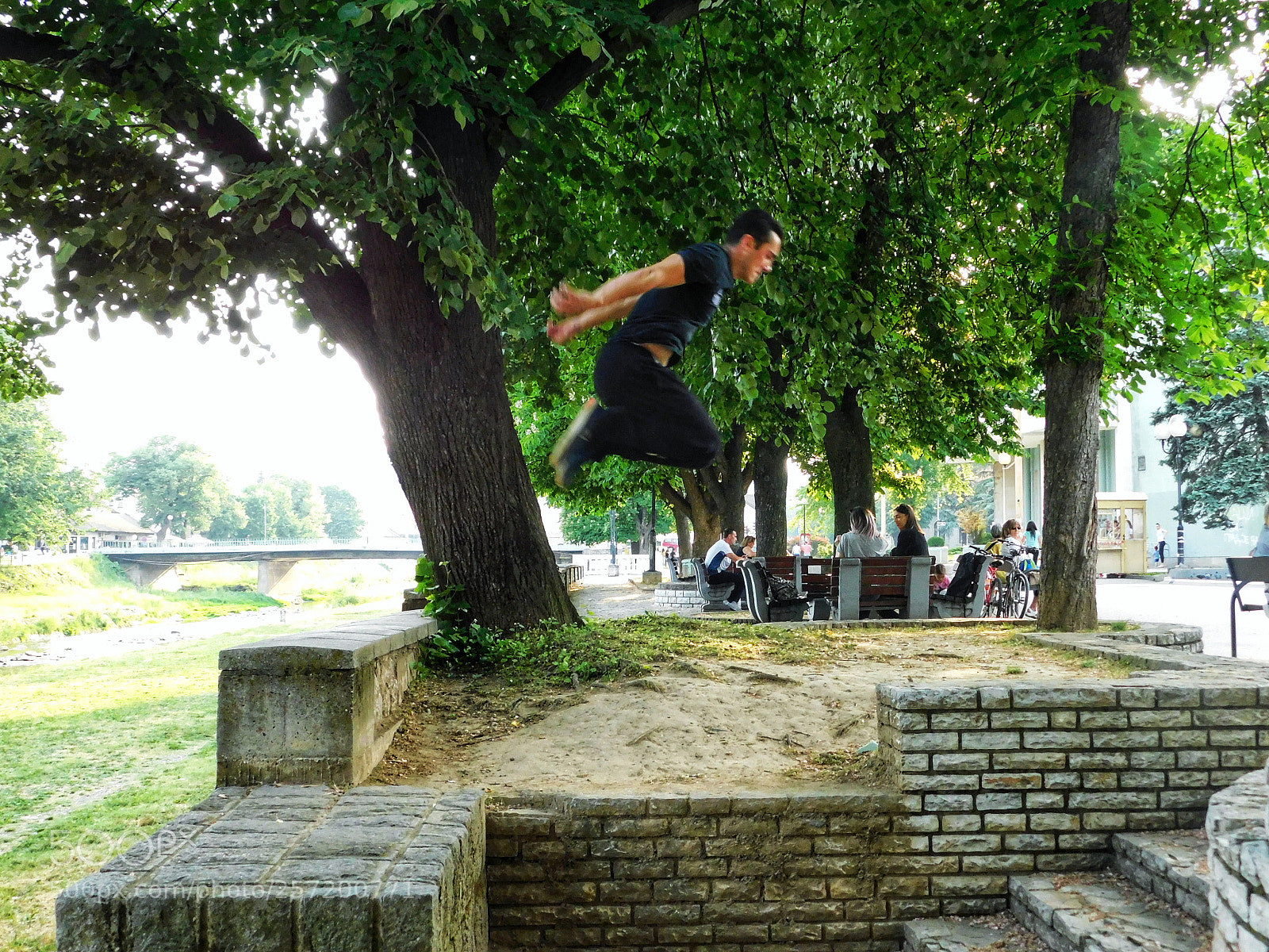 Nikon Coolpix B500 sample photo. Jump photography