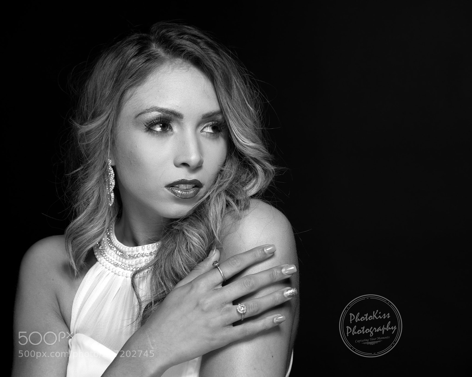 Nikon D810 sample photo. Sharelle in bw photography