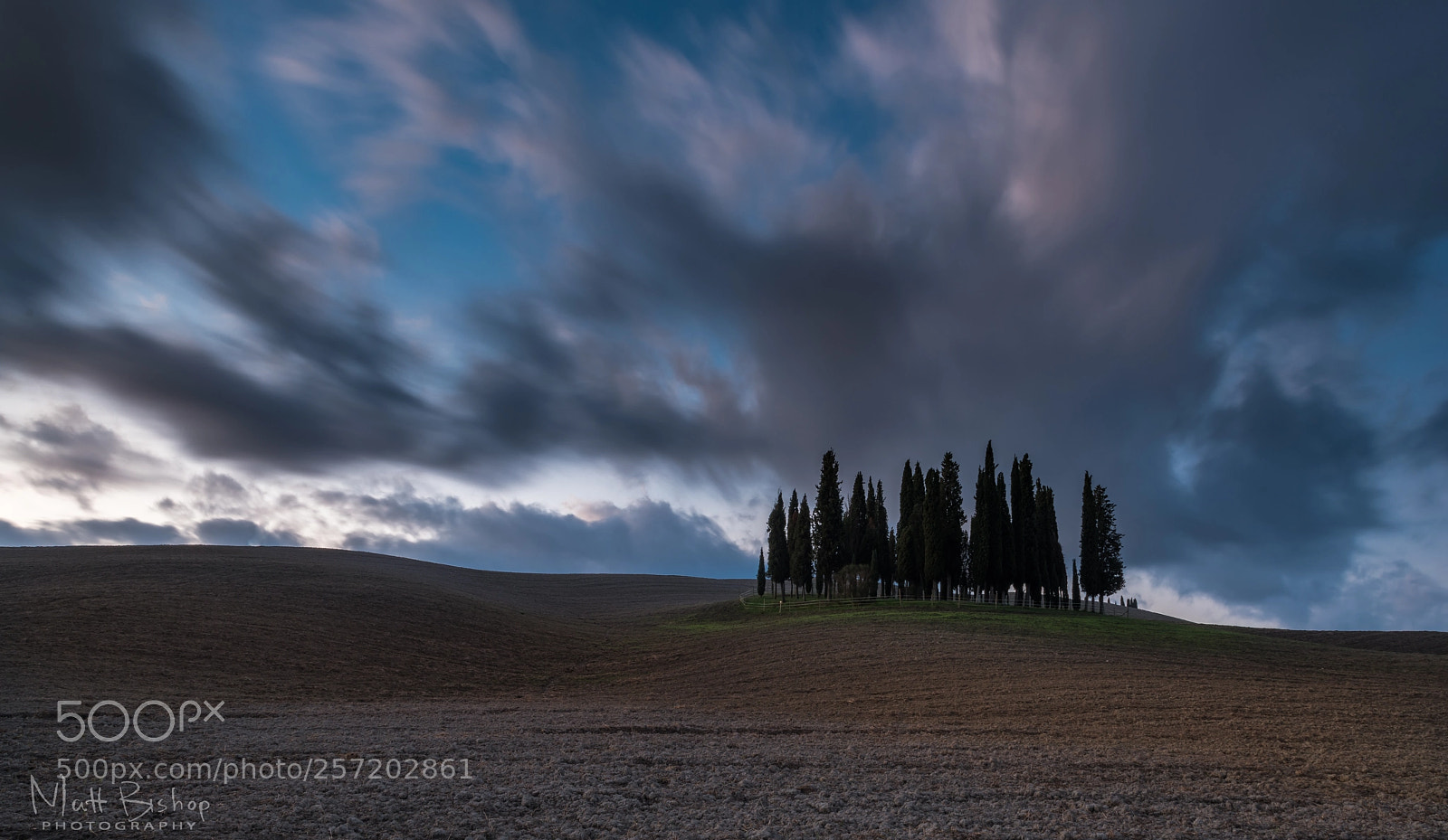 Pentax K-1 sample photo. Dawn over cipressi photography