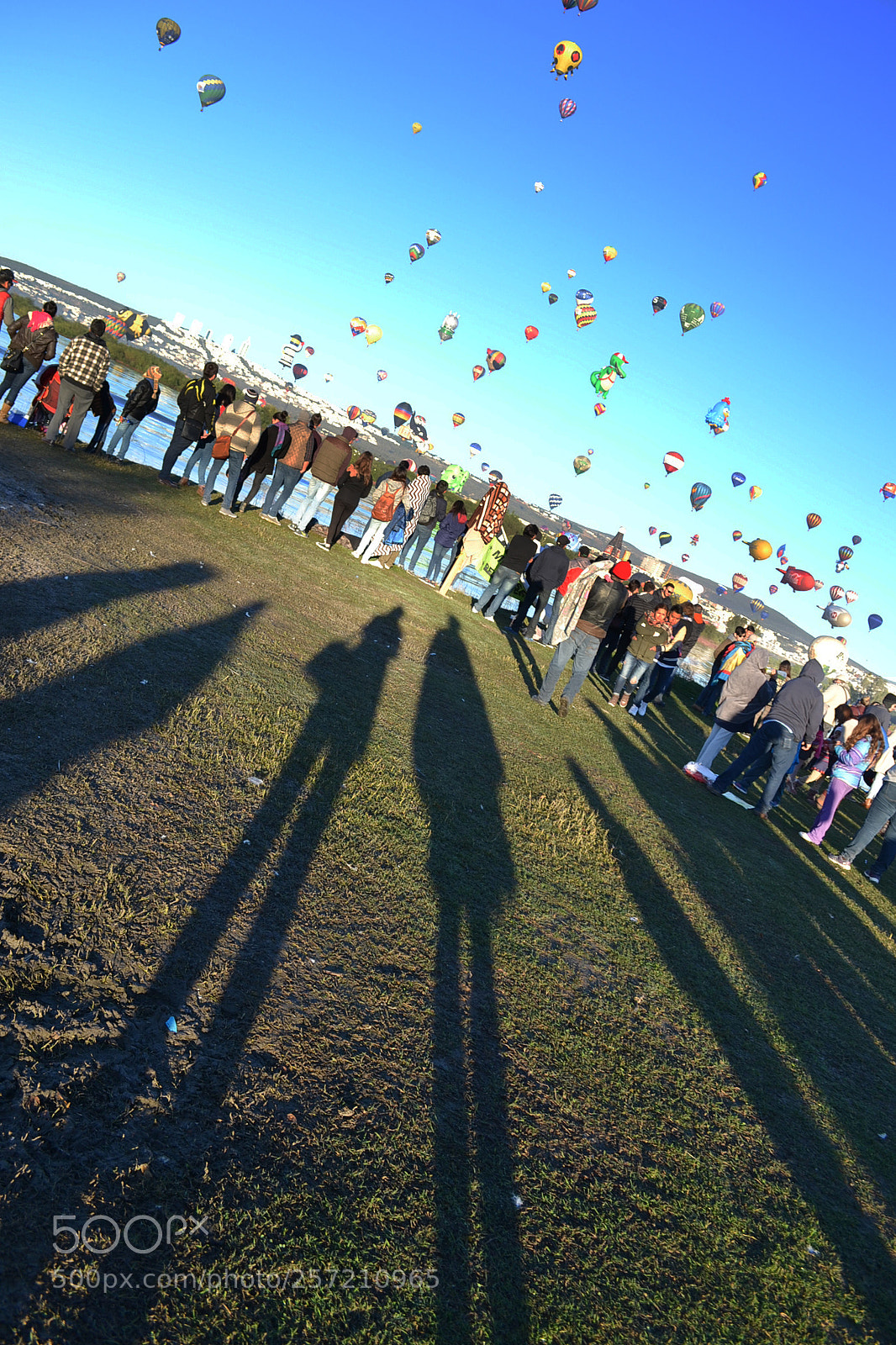 Nikon D3100 sample photo. Long shadows of people photography