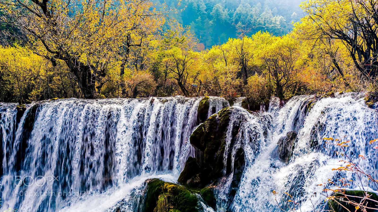 Nikon D810 sample photo. Water fall 九寨流水 photography