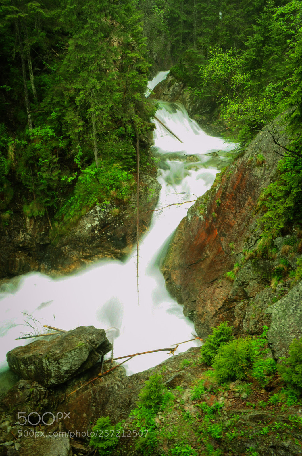 Nikon D5000 sample photo. Waterfall photography