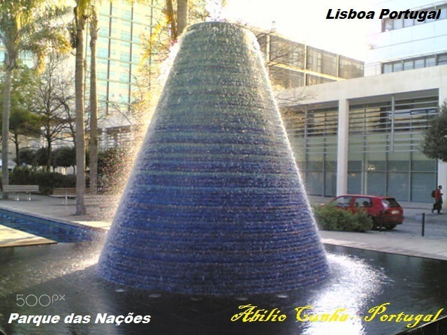Nokia 6680 sample photo. Cone de agua photography