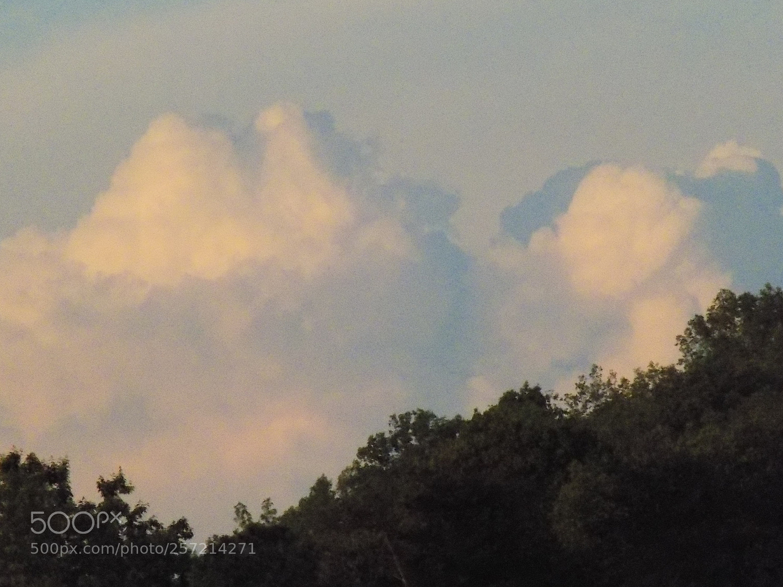 Nikon COOLPIX L330 sample photo. Clouds on heaven photography