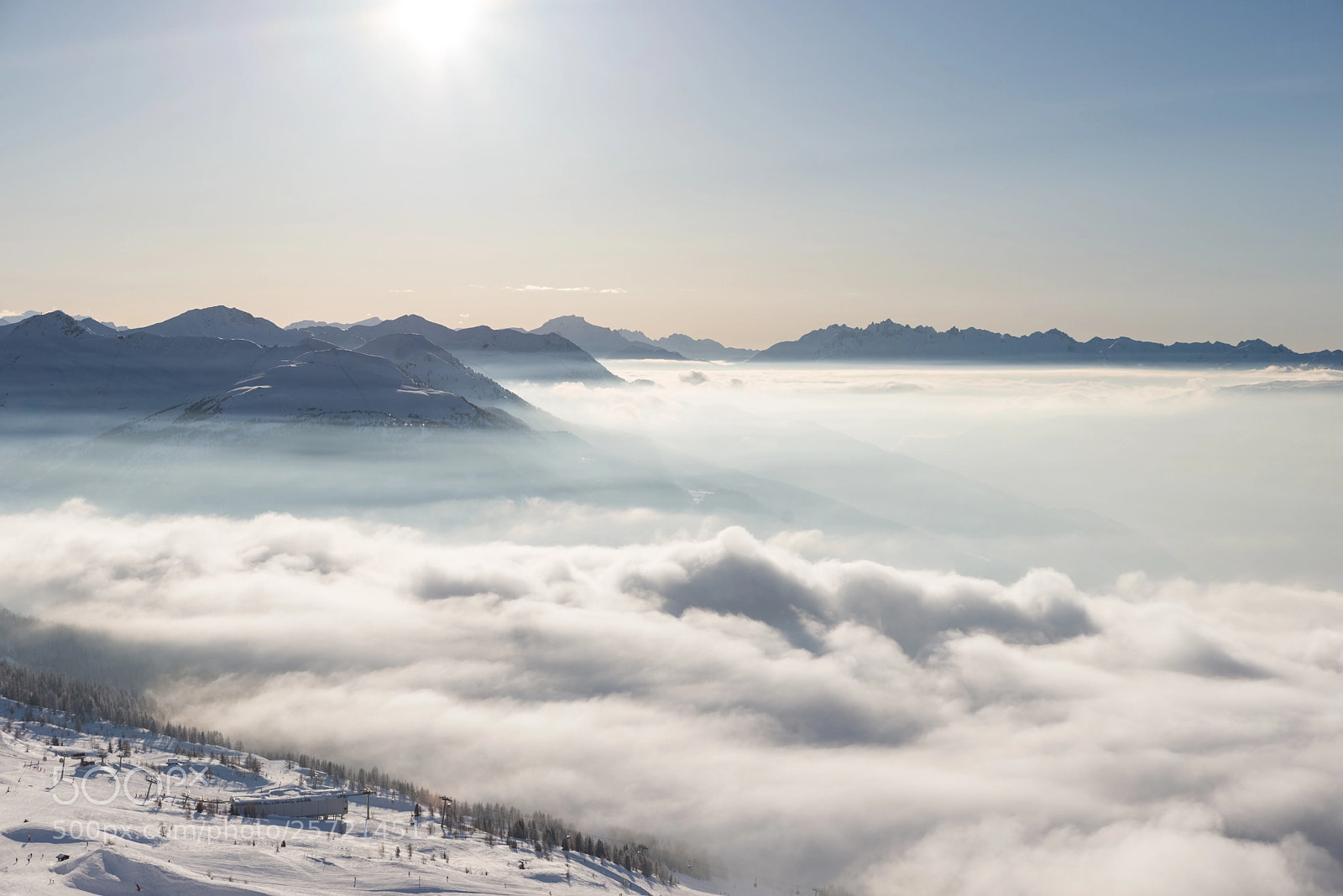 Nikon D610 sample photo. Snow photography