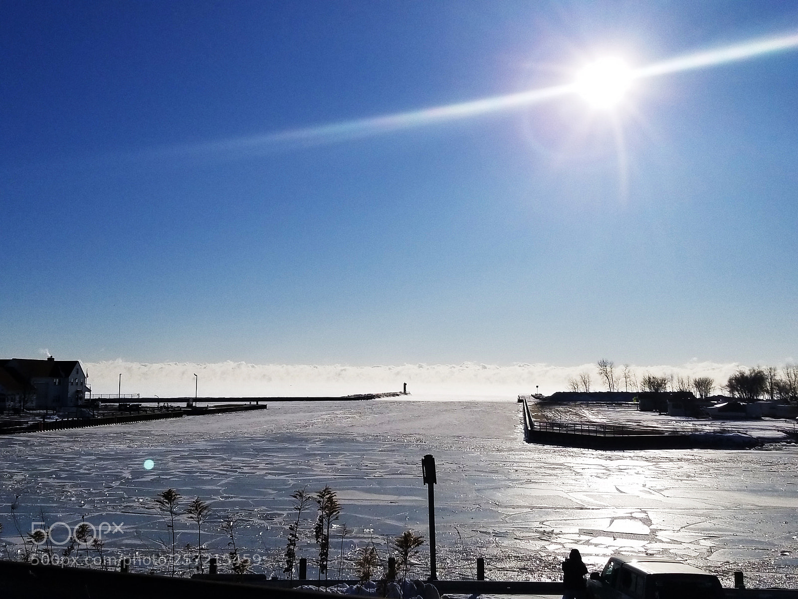 Samsung Galaxy S8 sample photo. Lake michigan lake effect photography