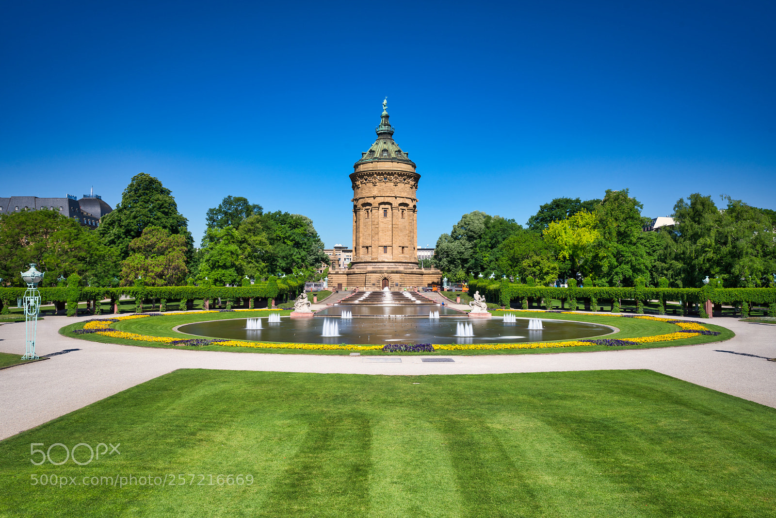 Sony a7R III sample photo. Mannheim wasserturm photography