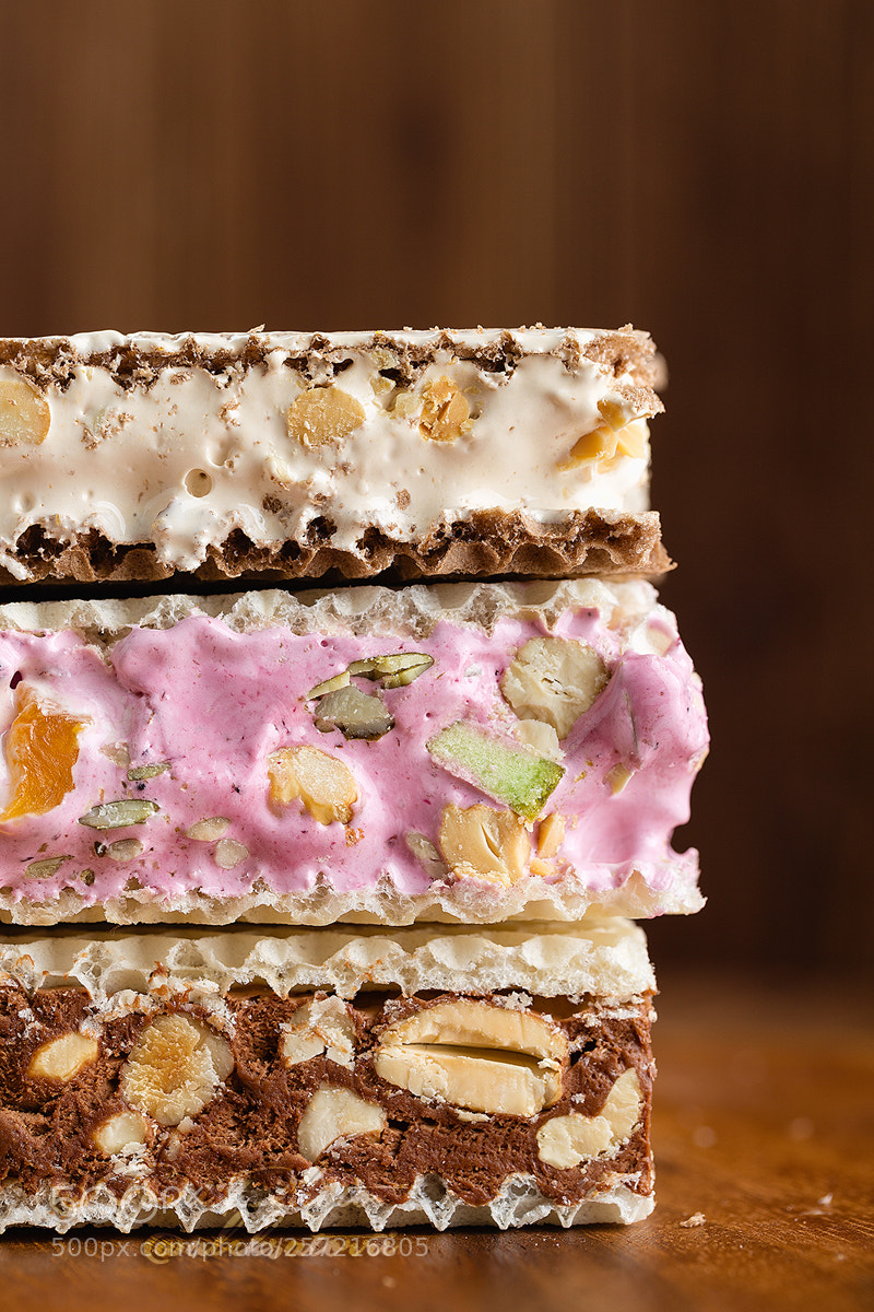 Canon EOS 6D sample photo. Diferent homemade nougat with photography