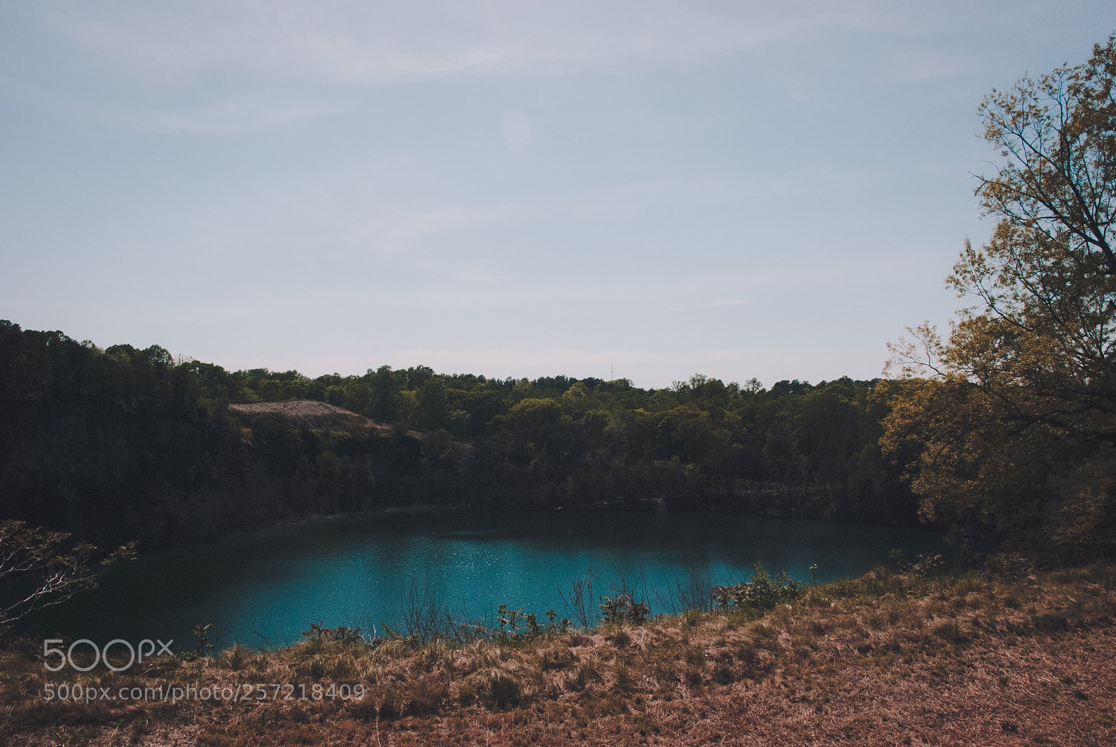 Nikon D80 sample photo. Crystal water // quarry lake photography