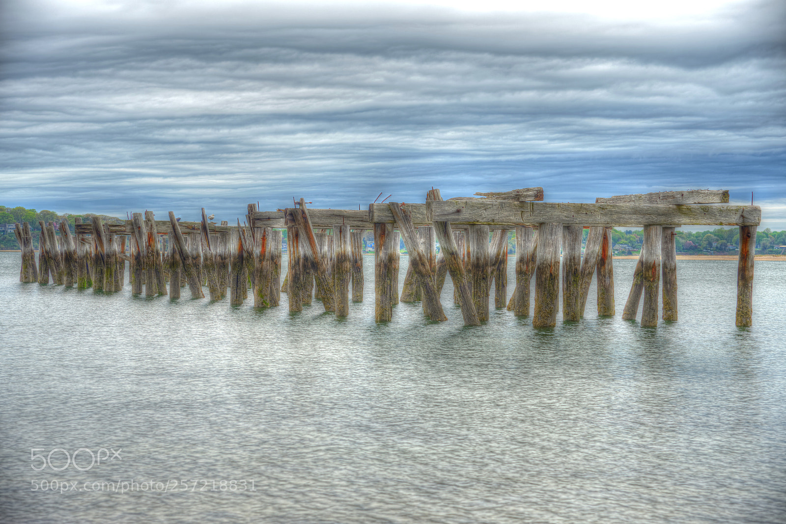 Nikon D750 sample photo. Port jefferson pier ruins photography