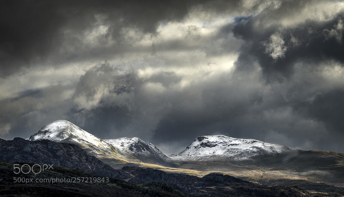 Nikon D3S sample photo. Storm above cwm bychan photography