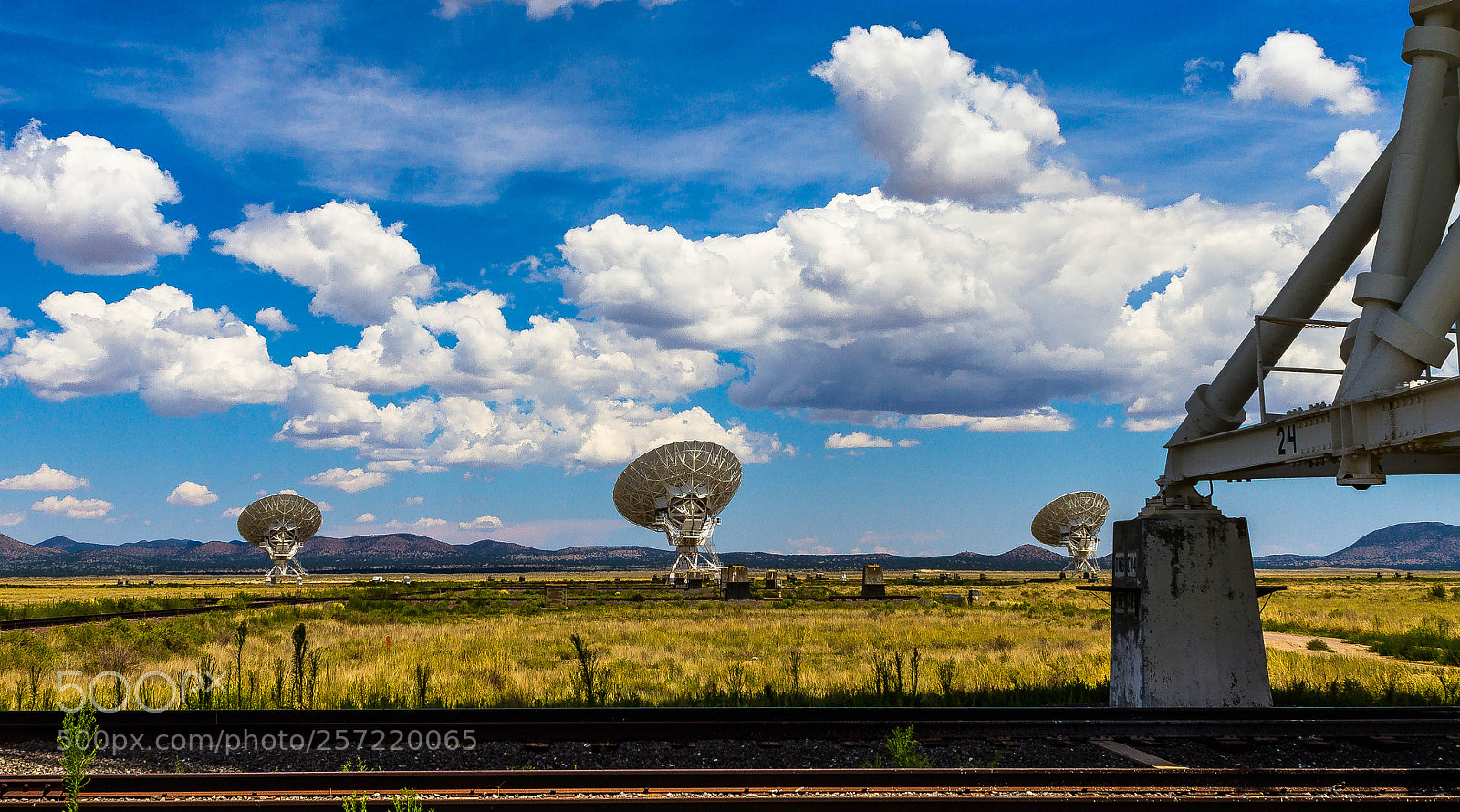Canon EOS 7D sample photo. Very large array radar photography