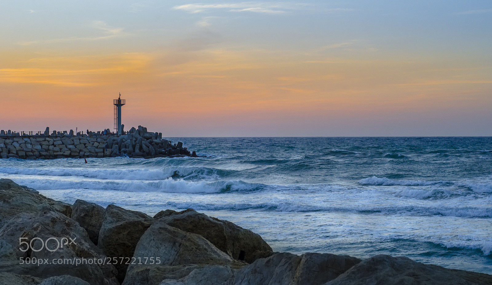 Nikon D7000 sample photo. Sunset at herzliya beach photography