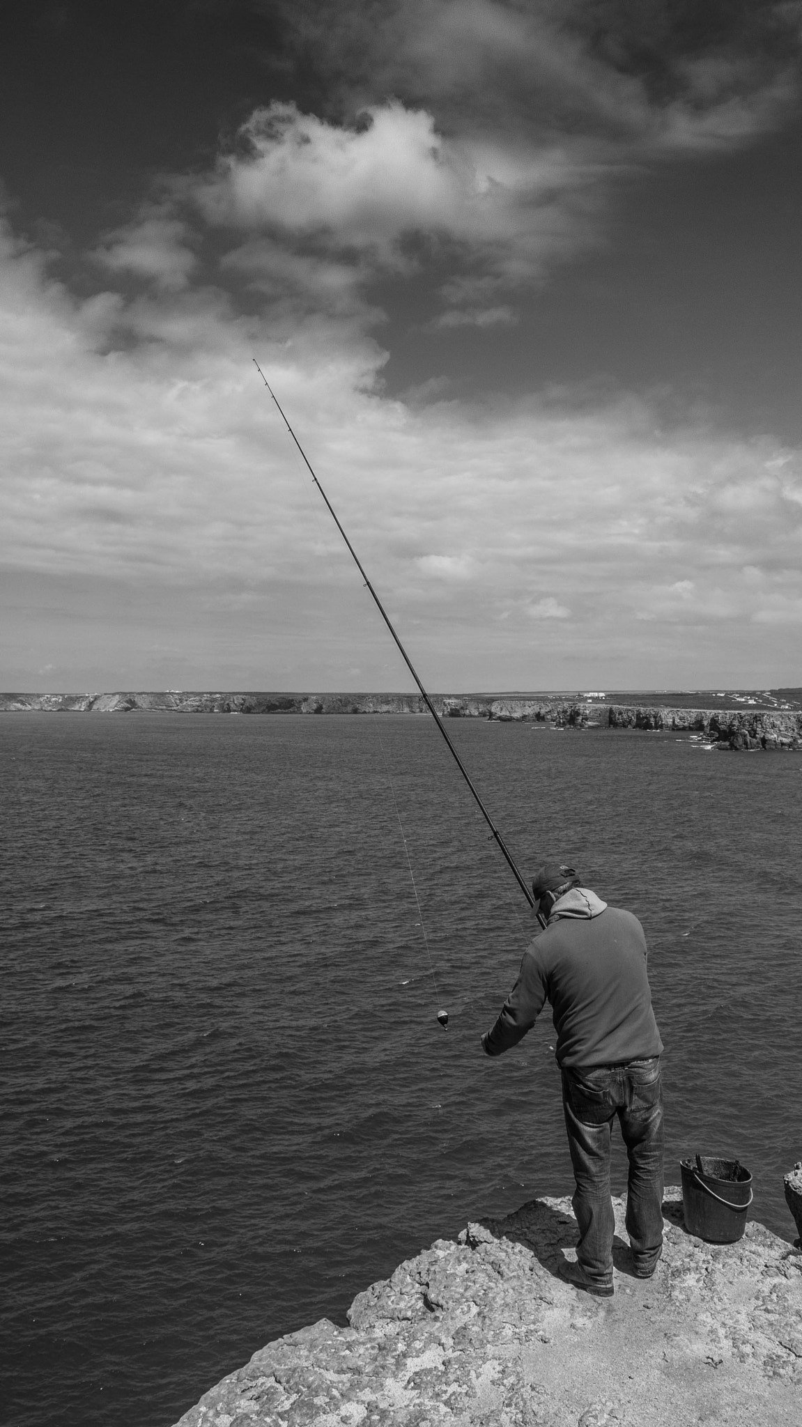 Panasonic Lumix DMC-GF2 sample photo. Rock fishing photography