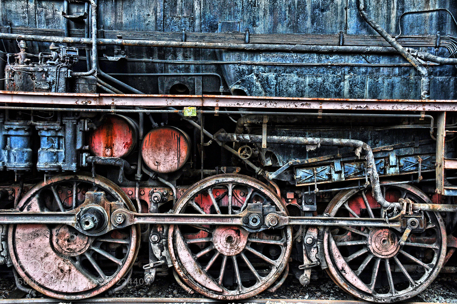 Nikon D90 sample photo. Old locomotive photography