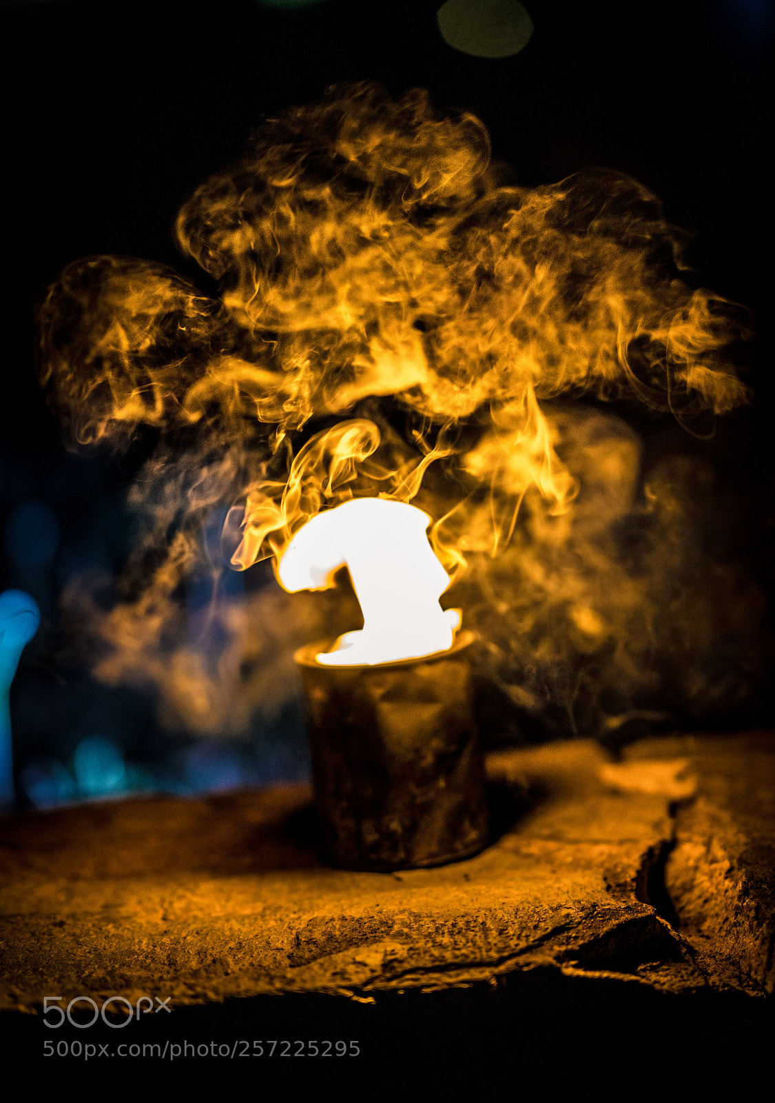 Sony a7R III sample photo. Fire photography