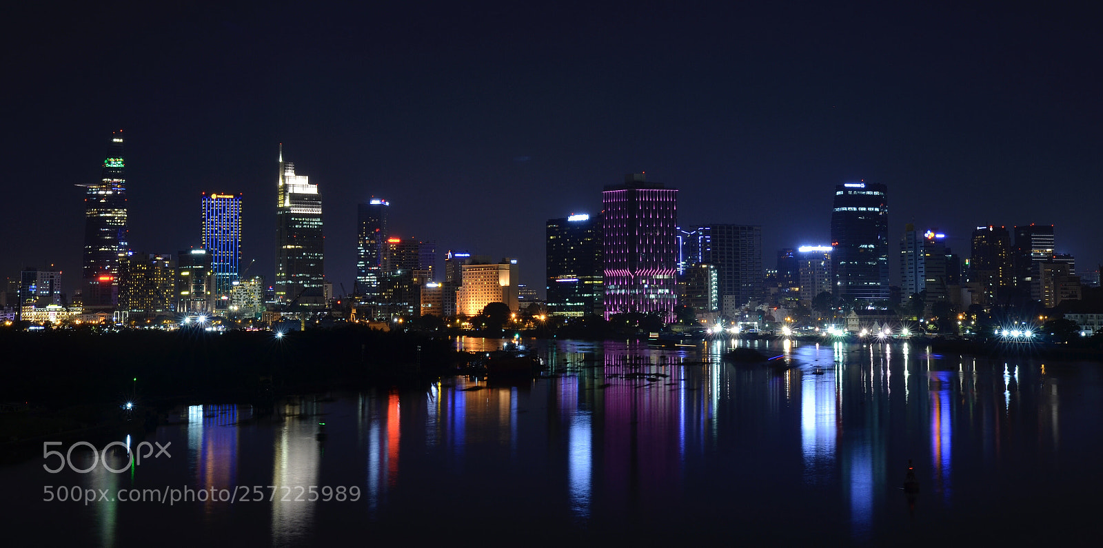 Nikon D7000 sample photo. Saigon at night photography