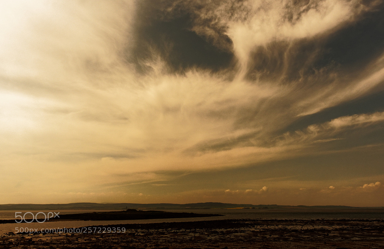 Olympus OM-D E-M5 II sample photo. Sky over lindisfarne photography