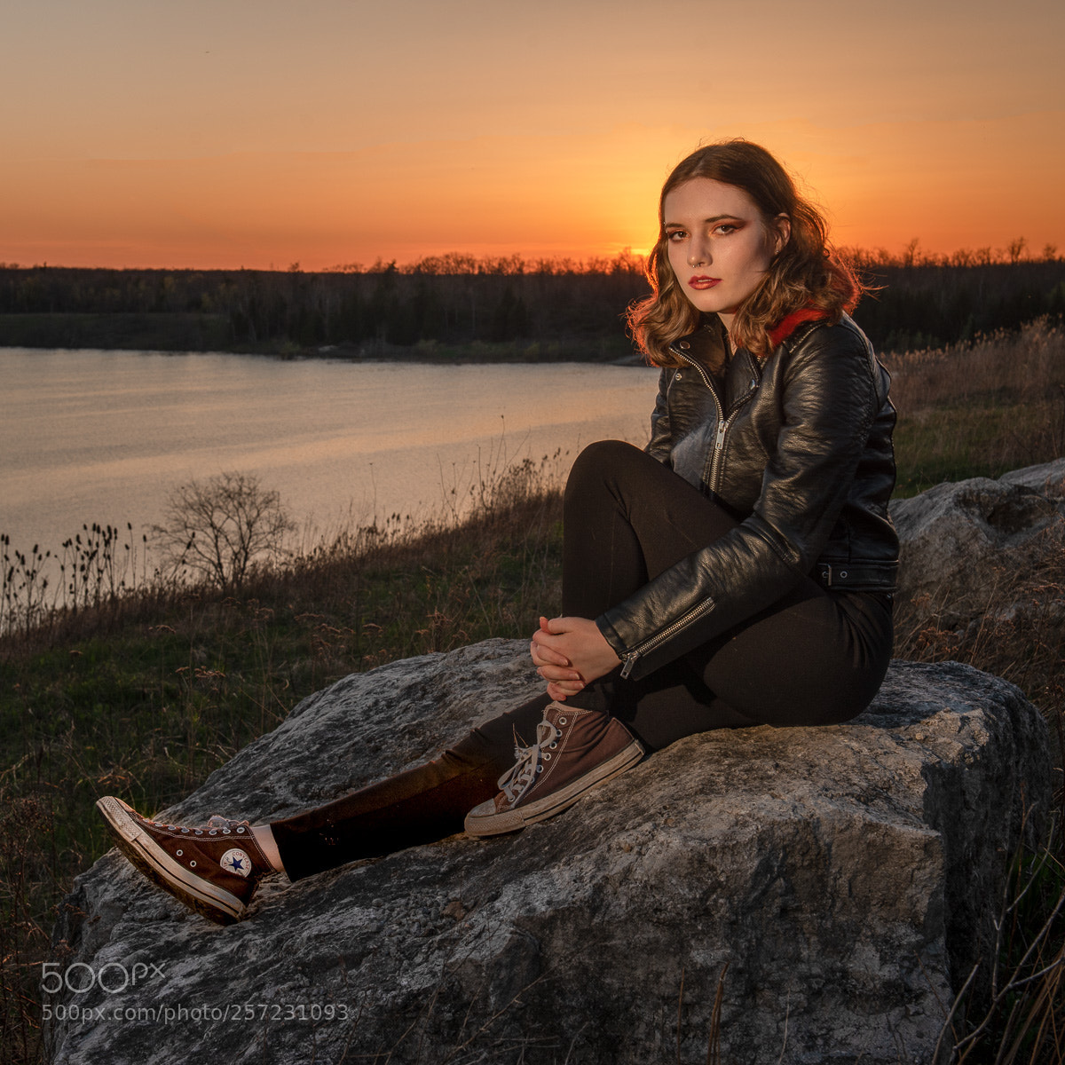 Nikon D750 sample photo. Setting sun photography