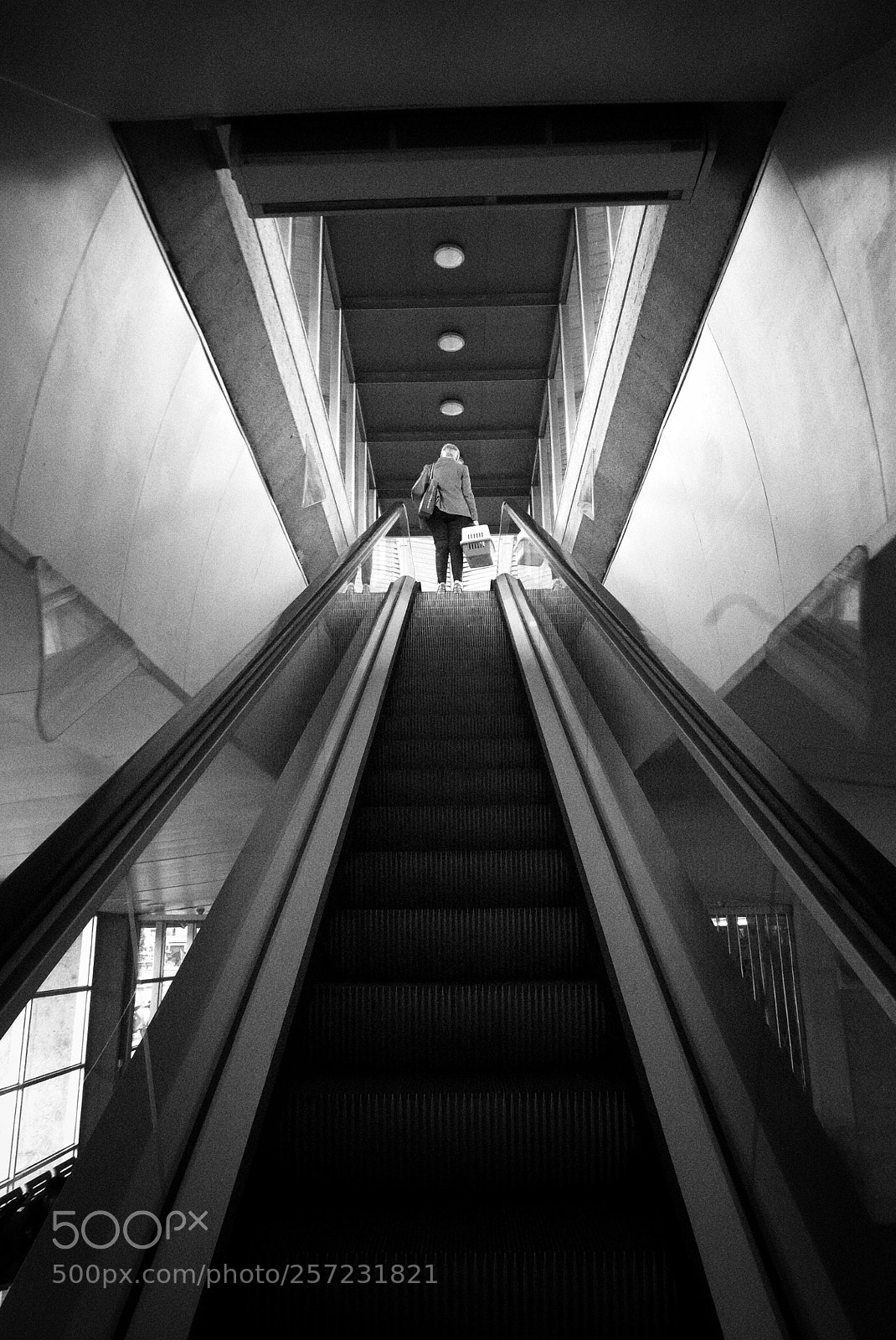 Leica D-Lux (Typ 109) sample photo. Escalators photography
