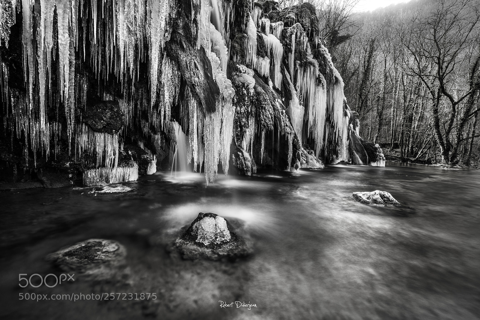 Nikon D810 sample photo. Frozen waterfall photography