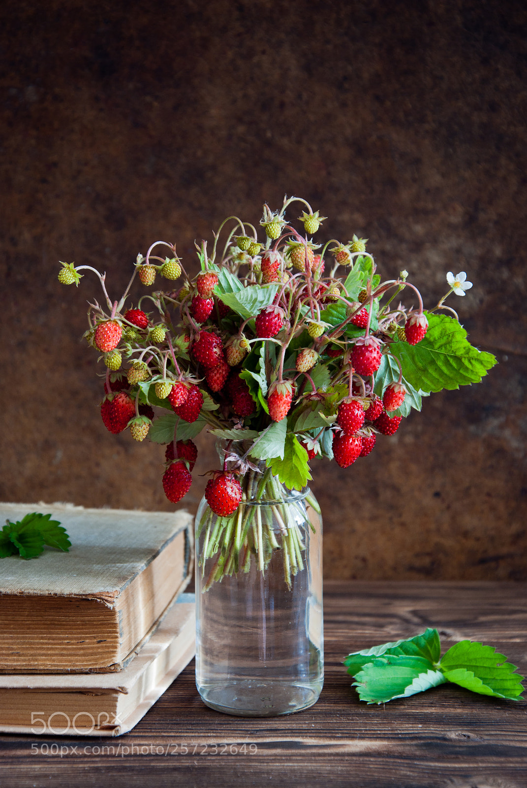 Nikon D3000 sample photo. Bundle of woodland strawberries photography