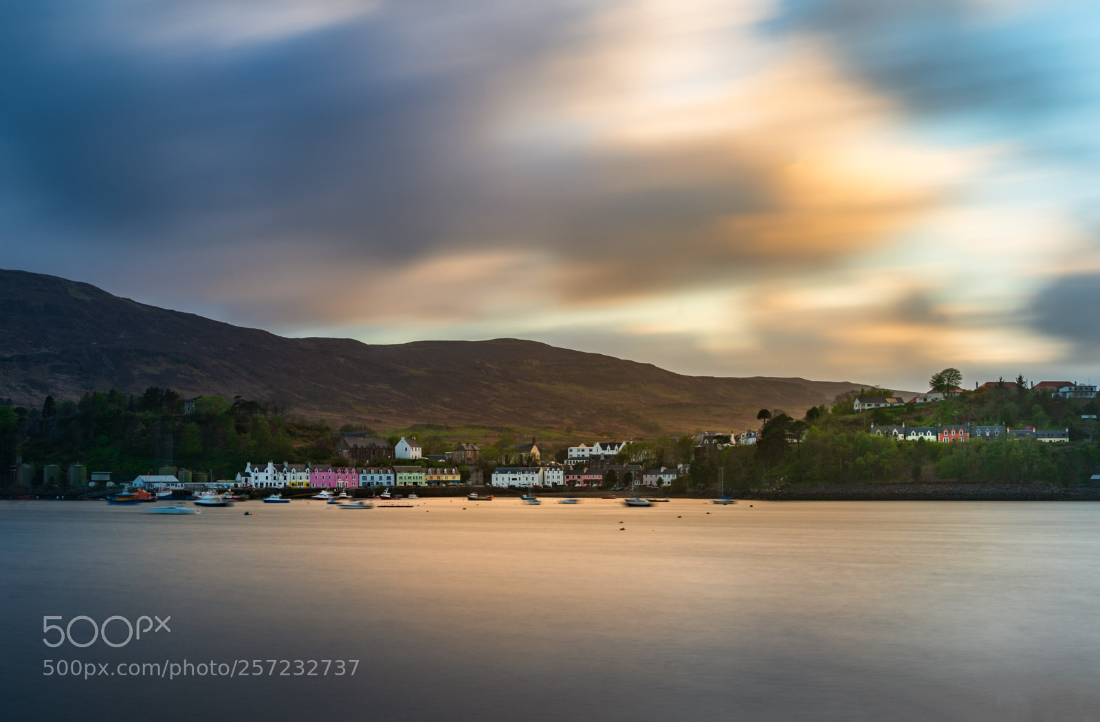 Sony a7R II sample photo. Portree slow exposure photography