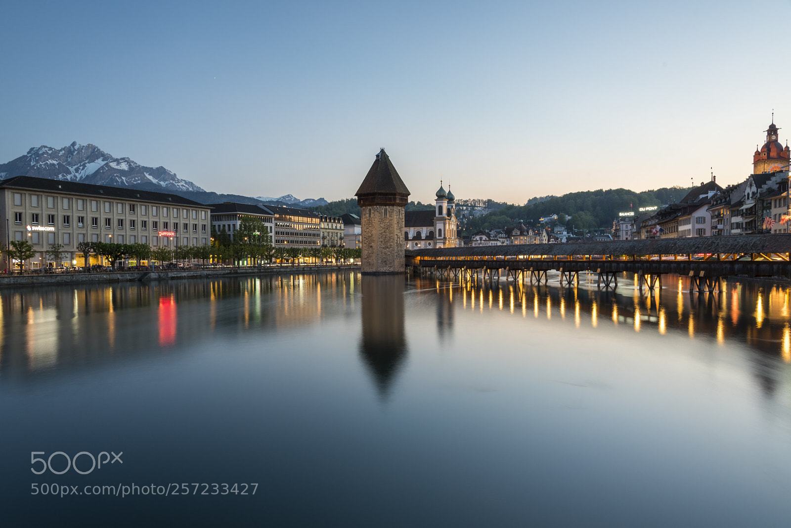 Nikon D750 sample photo. St chapel bridge, luzern photography